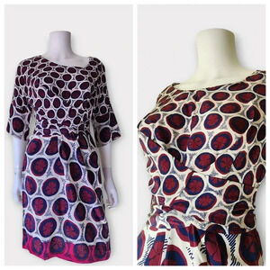 Maeve x Anthropologie Silk Wrap Dress Size 2 Crossover Flowy